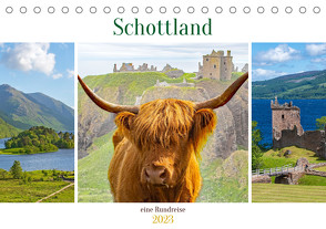 Schottland – eine Rundreise (Tischkalender 2023 DIN A5 quer) von Schwarze,  Nina