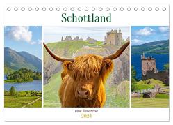 Schottland – eine Rundreise (Tischkalender 2024 DIN A5 quer), CALVENDO Monatskalender von Schwarze,  Nina