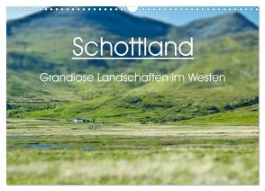 Schottland – grandiose Landschaften im Westen (Wandkalender 2024 DIN A3 quer), CALVENDO Monatskalender von Schaefer,  Anja