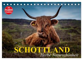 Schottland. Herbe Naturschönheit (Tischkalender 2024 DIN A5 quer), CALVENDO Monatskalender von Stanzer,  Elisabeth