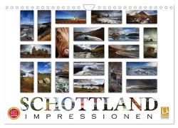 Schottland Impressionen (Wandkalender 2024 DIN A4 quer), CALVENDO Monatskalender von Cross,  Martina