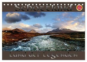 Schottland – Land der Legenden (Tischkalender 2024 DIN A5 quer), CALVENDO Monatskalender von Cross,  Martina