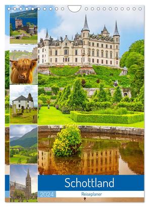 Schottland – Reiseplaner (Wandkalender 2024 DIN A4 hoch), CALVENDO Monatskalender von Schwarze,  Nina