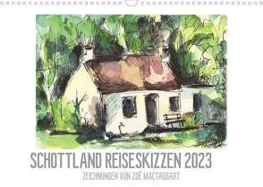 Schottland Reiseskizzen (Wandkalender 2023 DIN A3 quer) von MacTaggart,  Zoë