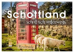 Schottland – schottisch unterwegs (Wandkalender 2024 DIN A3 quer), CALVENDO Monatskalender von Schöb,  Monika