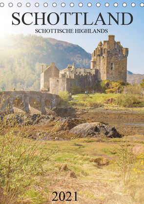 Schottland -Schottische Highlands (Tischkalender 2021 DIN A5 hoch) von pixs:sell