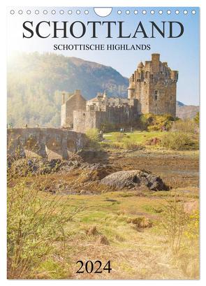 Schottland -Schottische Highlands (Wandkalender 2024 DIN A4 hoch), CALVENDO Monatskalender von pixs:sell,  pixs:sell