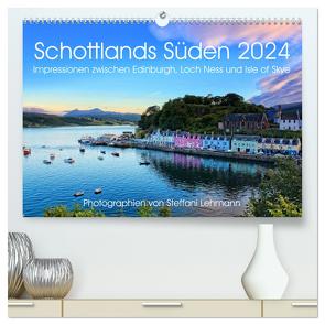 Schottlands Süden 2024. Impressionen zwischen Edinburgh, Loch Ness und Isle of Skye (hochwertiger Premium Wandkalender 2024 DIN A2 quer), Kunstdruck in Hochglanz von Lehmann,  Steffani