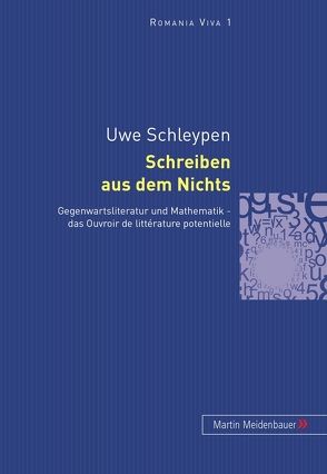 Schreiben aus dem Nichts von Schleypen,  Uwe