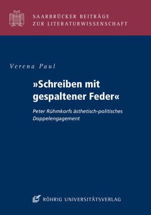 »Schreiben mit gespaltener Feder« von Paul,  Verena