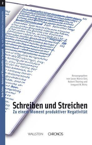 Schreiben und Streichen von Gisi,  Lucas Marco, Thüring,  Hubert, Wirtz,  Irmgard