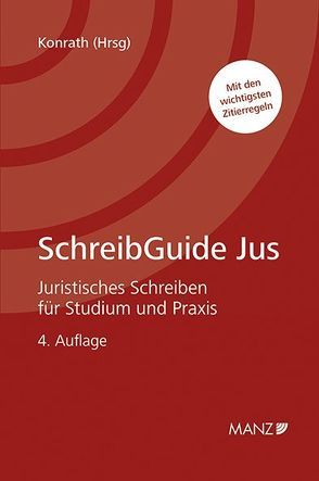 SchreibGuide Jus von Konrath,  Christoph