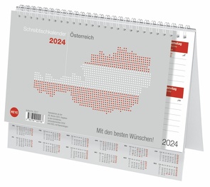 Schreibtischkalender Österreich klein 2024