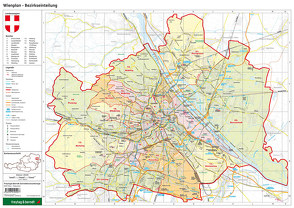 Schreibtischunterlage DUO, Schulhandkarte Wien 1:60.000