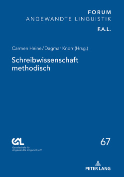 Schreibwissenschaft methodisch von Heine,  Carmen, Knorr,  Dagmar