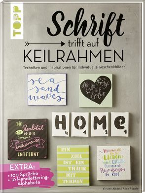 Schrift trifft auf Keilrahmen von Albers,  Kirsten, Rögele,  Alice