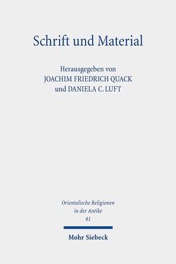 Schrift und Material von Luft,  Daniela C., Quack,  Joachim Friedrich