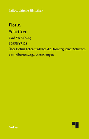 Schriften. Band V von Beutler,  Rudolf, Harder,  Richard, Marg,  Walter, Plotin, Theiler,  Willy