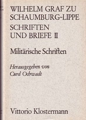 Schriften und Briefe von Ochwadt,  Curd, Schaumburg-Lippe,  Wilhelm zu