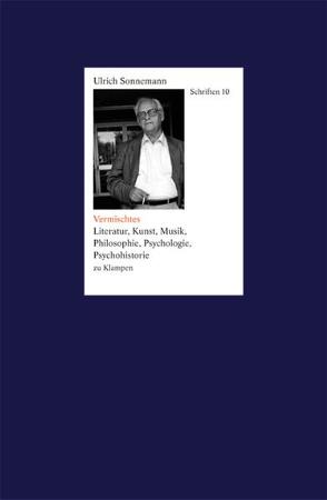 Schriften / Vermischtes. Schriften 10 von Fiebig,  Paul, Forssman,  Friedrich, Sonnemann,  Ulrich