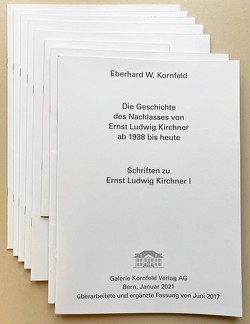 Schriften zu Ernst Ludwig Kirchner I – VIII