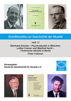 Schriftenreihe zur Geschichte der Akustik Heft 10 von Költzsch,  Prof. Dr. Peter