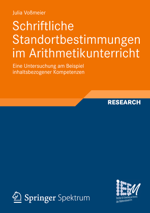 Schriftliche Standortbestimmungen im Arithmetikunterricht von Voßmeier,  Julia