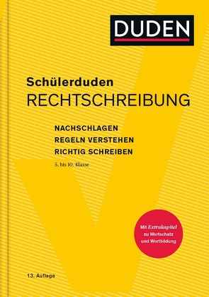 Schülerduden Rechtschreibung (gebunden) von Dudenredaktion