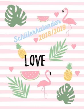 Schülerkalender 2018/2019 von Nele,  Laura