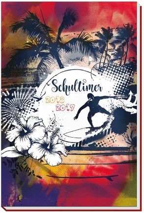 Schülerkalender Surfing 2018/2019 – Schulplaner, Schülerplaner