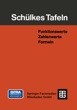 Schülkes Tafeln von Adelsberger,  Hartmut, Wunderling,  Helmut