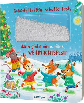 Schüttel-Pappe: Schüttel kräftig, schüttel fest, dann gibt’s ein weißes Weihnachtsfest! von Ottenschläger,  Madlen, Thau,  Christine