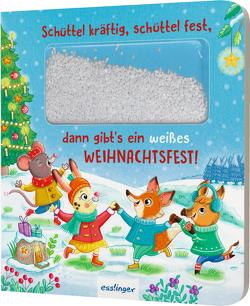 Schüttel-Pappe: Schüttel kräftig, schüttel fest, dann gibt’s ein weißes Weihnachtsfest! von Ottenschläger,  Madlen, Thau,  Christine