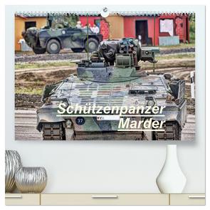 Schützenpanzer Marder (hochwertiger Premium Wandkalender 2024 DIN A2 quer), Kunstdruck in Hochglanz von Hoschie-Media,  Hoschie-Media