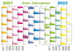 Schul-Jahresplaner 2021/2022 von Momm,  Helga