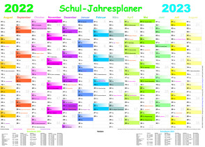 Schul-Jahresplaner 2022/2023-Set von Momm,  Helga