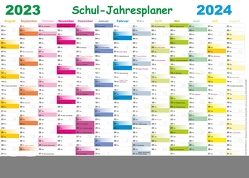 Schul-Jahresplaner 2023/2024-Set von Momm,  Helga