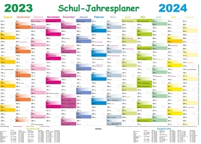 Schul-Jahresplaner 2023/2024-Set von Momm,  Helga