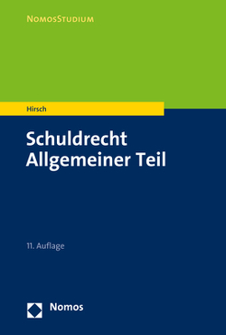 Schuldrecht Allgemeiner Teil von Hirsch,  Christoph