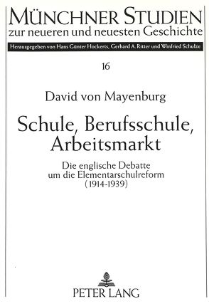 Schule, Berufsschule, Arbeitsmarkt von von Mayenburg,  David