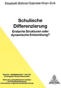 Schulische Differenzierung von Böhnel,  Elisabeth, Khan,  Gabriele