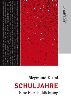 Schuljahre von Kleinl,  Siegmund