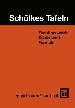 Schülkes Tafeln von Adelsberger,  Hartmut, Wunderling,  Helmut