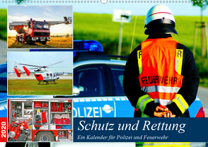 Schutz und Rettung 2020. Ein Kalender für Polizei und Feuerwehr (Wandkalender 2020 DIN A2 quer) von Lehmann (Hrsg.),  Steffani