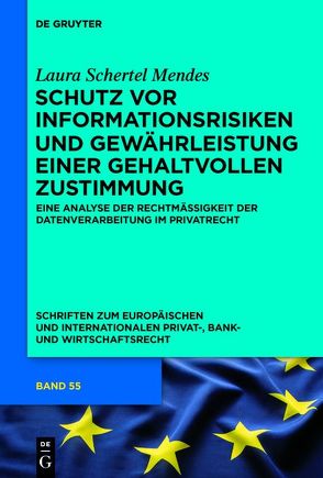 Schutz vor Informationsrisiken und Gewährleistung einer gehaltvollen Zustimmung von Schertel Mendes,  Laura