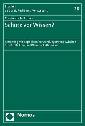 Schutz vor Wissen? von Teetzmann,  Constantin