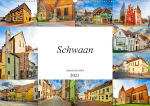 Schwaan Impressionen (Wandkalender 2021 DIN A2 quer) von Meutzner,  Dirk