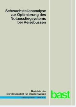 Schwachstellenanalyse zur Optimierung des Notausstiegsystem von Krieg,  M, Rüter,  G, Weißgerber,  A