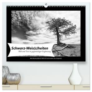 Schwarz-Weis(s)heiten (hochwertiger Premium Wandkalender 2024 DIN A2 quer), Kunstdruck in Hochglanz von Klesse,  Andreas