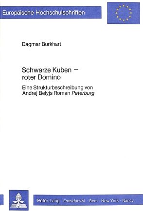 Schwarze Kuben – roter Domino von Burkhart,  Dagmar